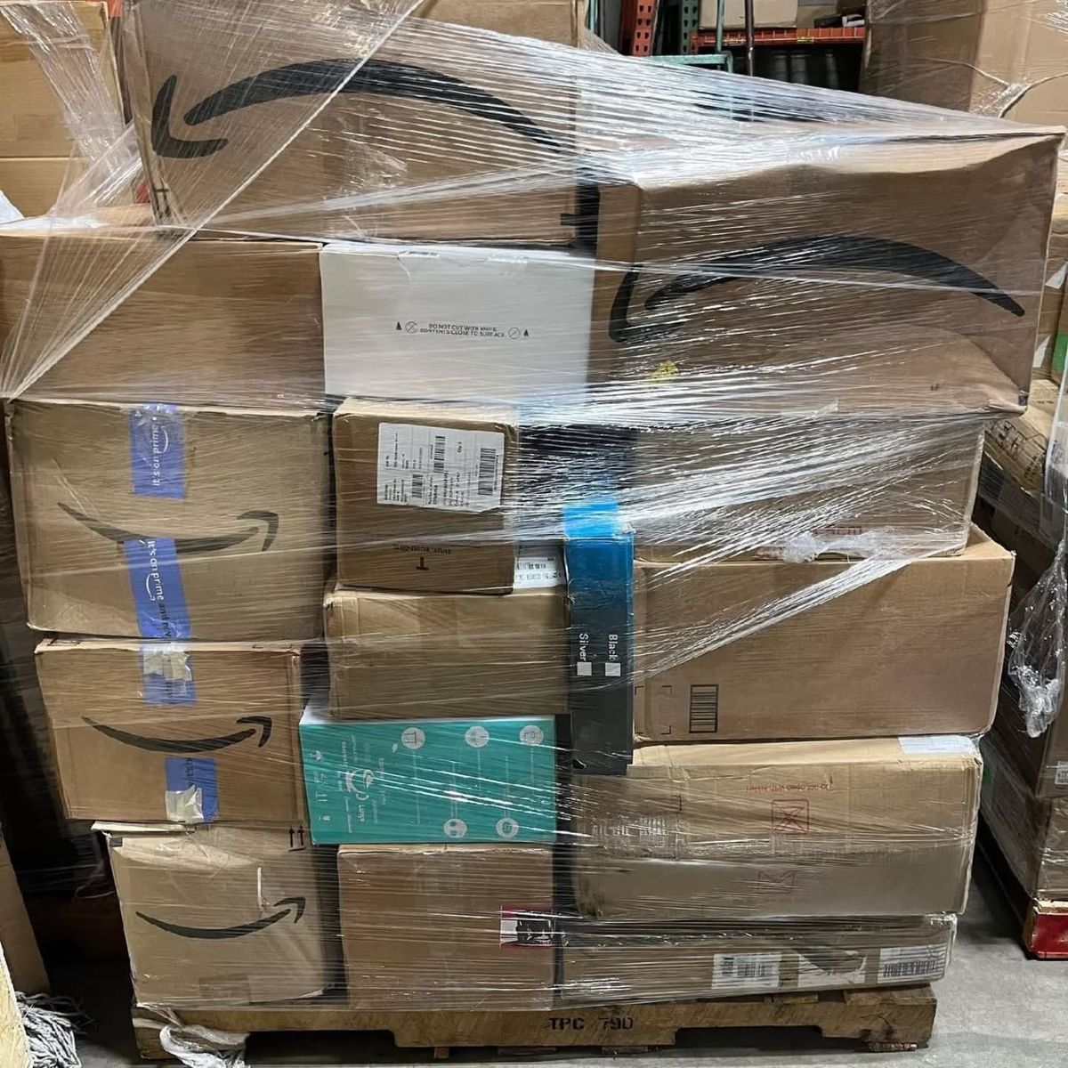 Amazon overstock new sealed wholesale pallet warehouse